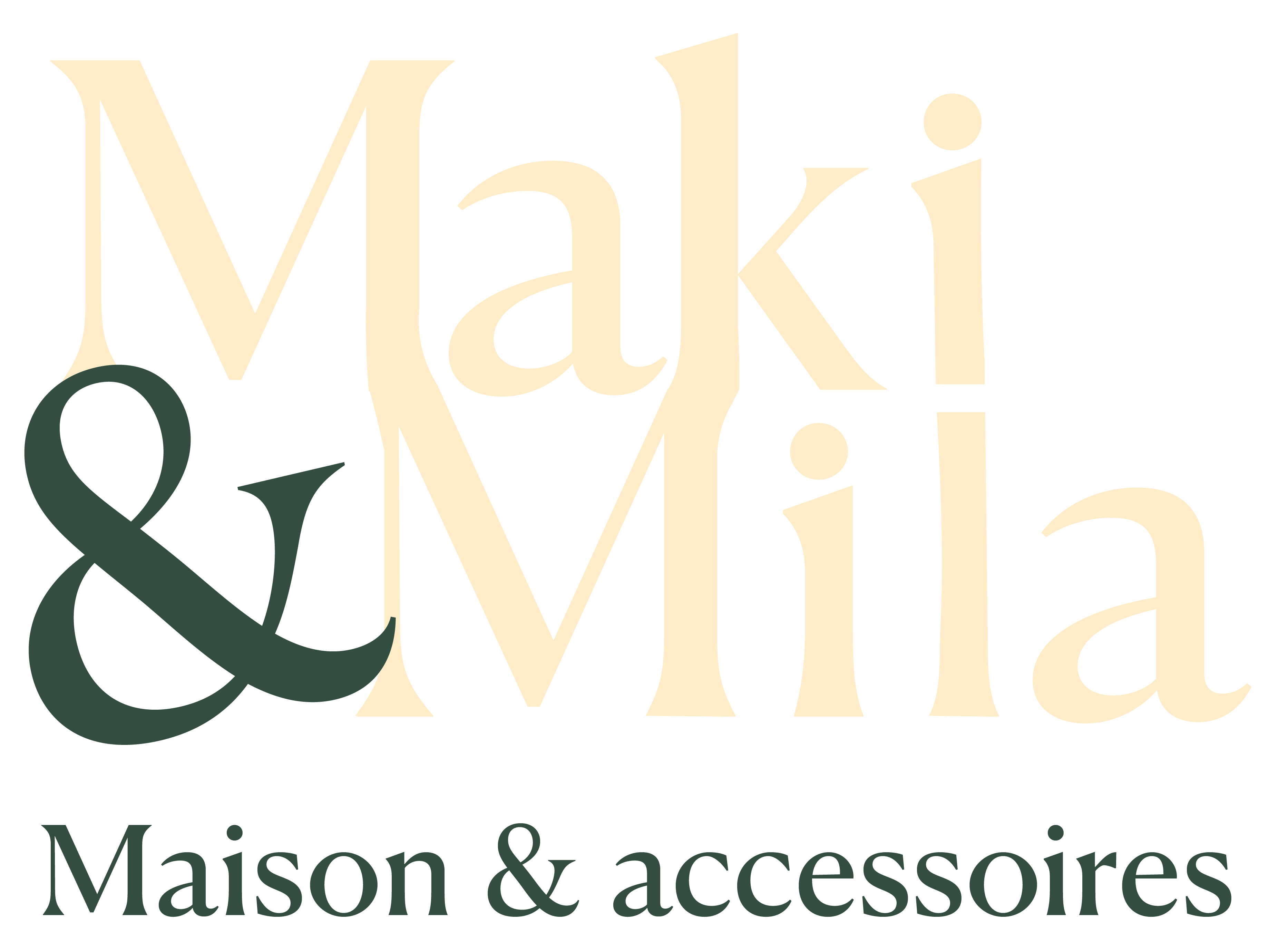 logo beige maki et mila