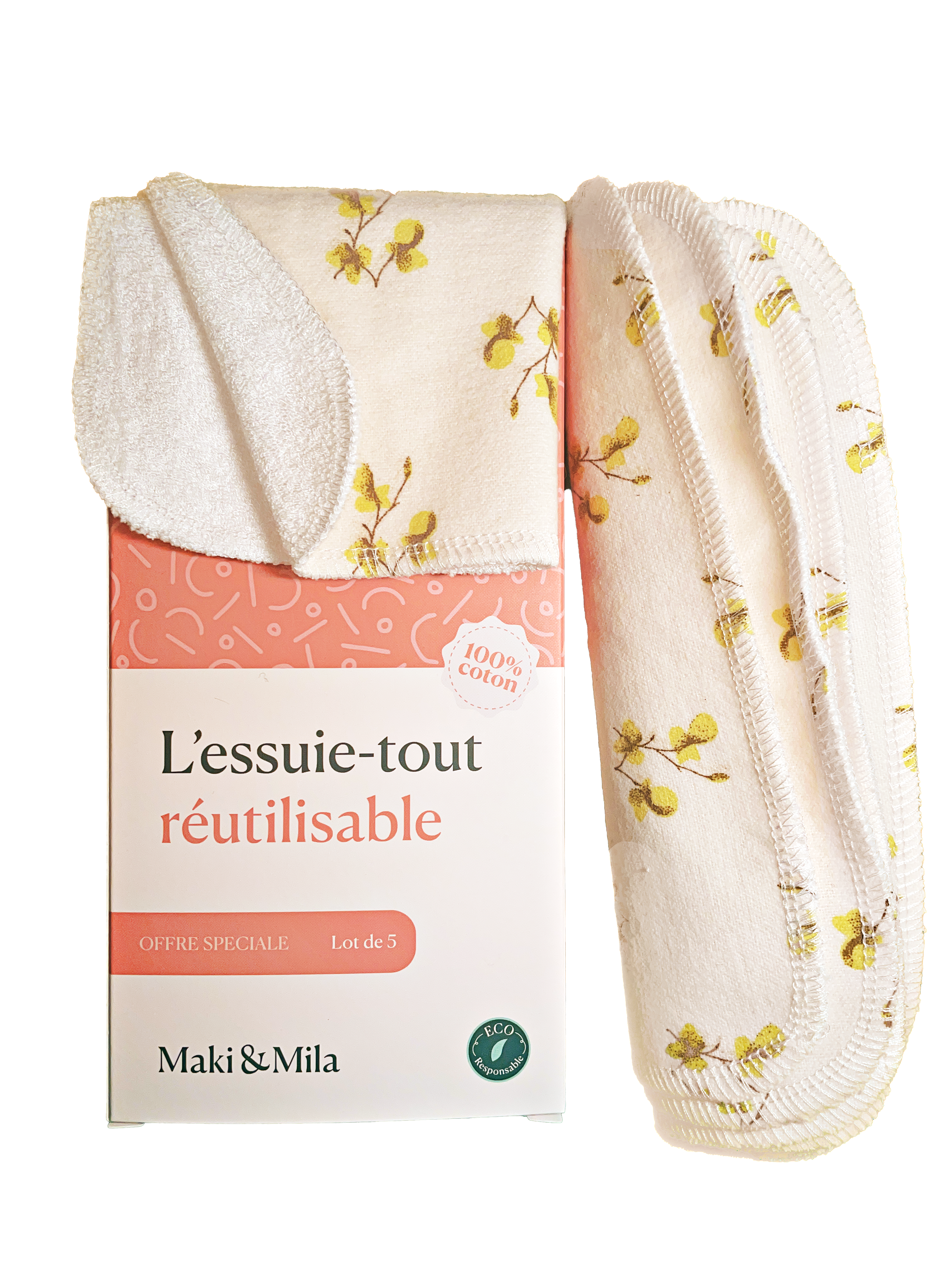 photo produit essuie tout reutilisable maki&mila